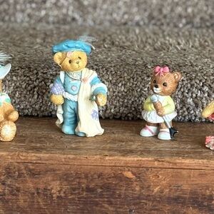 Adorable Bear Figurine Set